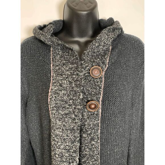 Bob Timberland Heavy Knit Hoodie Cardigan - Picture 9 of 10